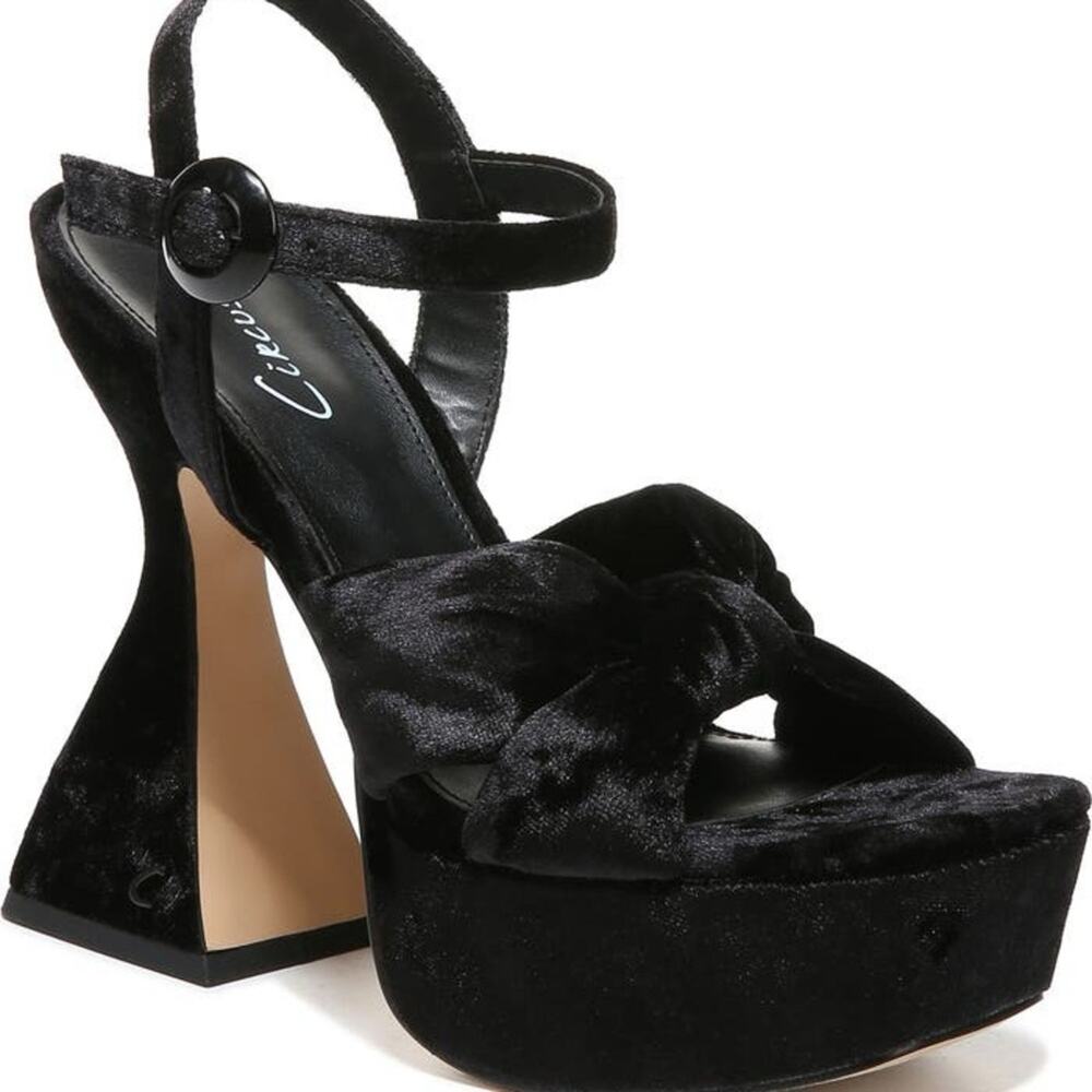 Sam Edelman Audrea Platform Heels 5.5 Black | Chunky Block | Y2K Core Chic NWOB